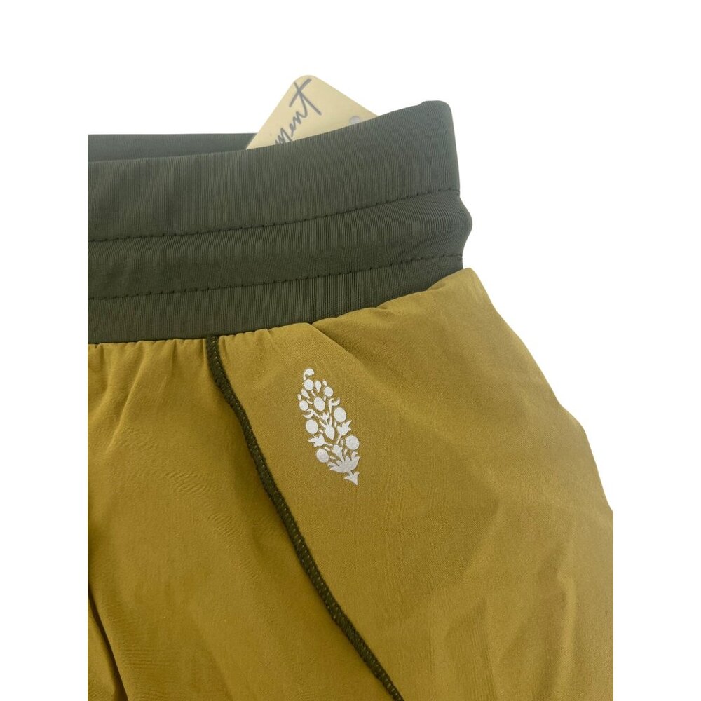 NWT Free People Movement Olive Green Workout Shorts| Athleisure Pilates Princess - Picture 13 of 16